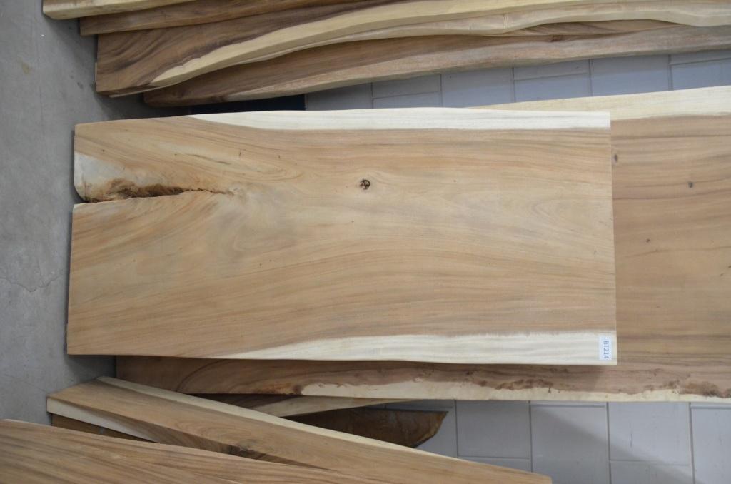 Boomstamtafel 180 cm suar -BT 214 - 1,8 meter boomstamtafel, Ophalen of Verzenden, Nieuw, Hout