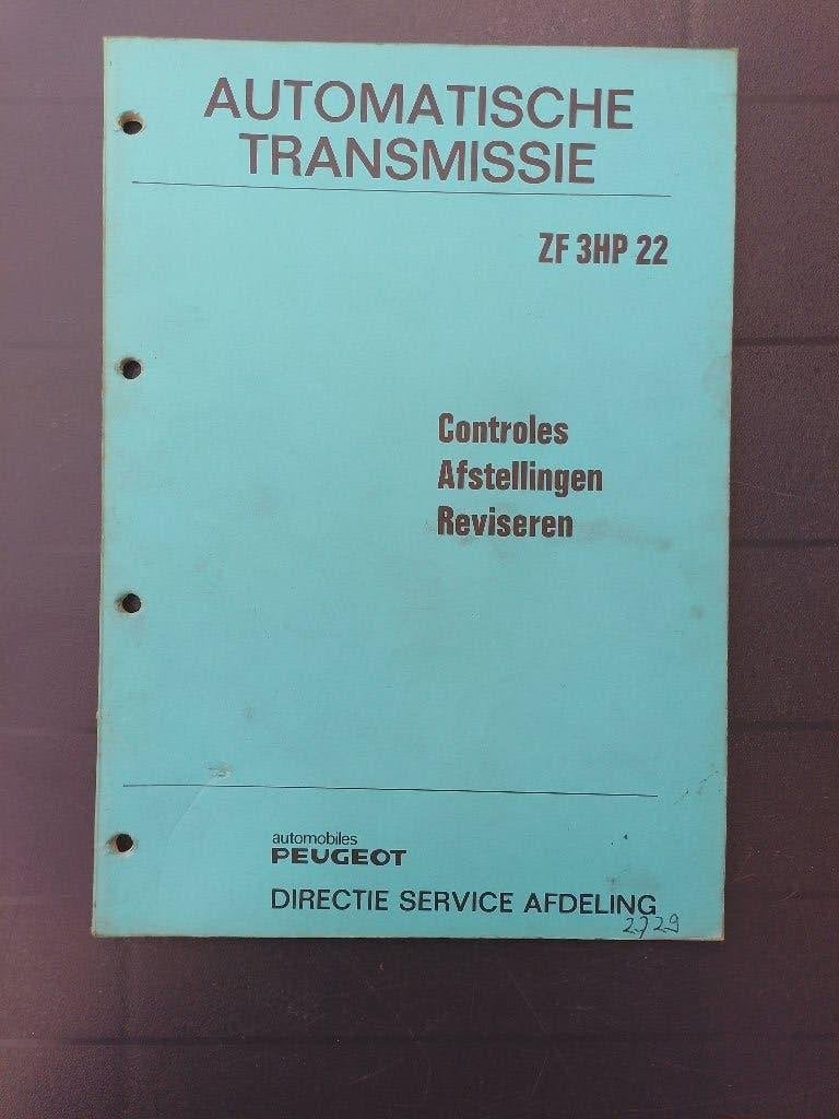 Peugeot 504 - 505 - 604 automaatbak dealer werkplaatsboek, Ophalen of Verzenden, Gelezen, Peugeot