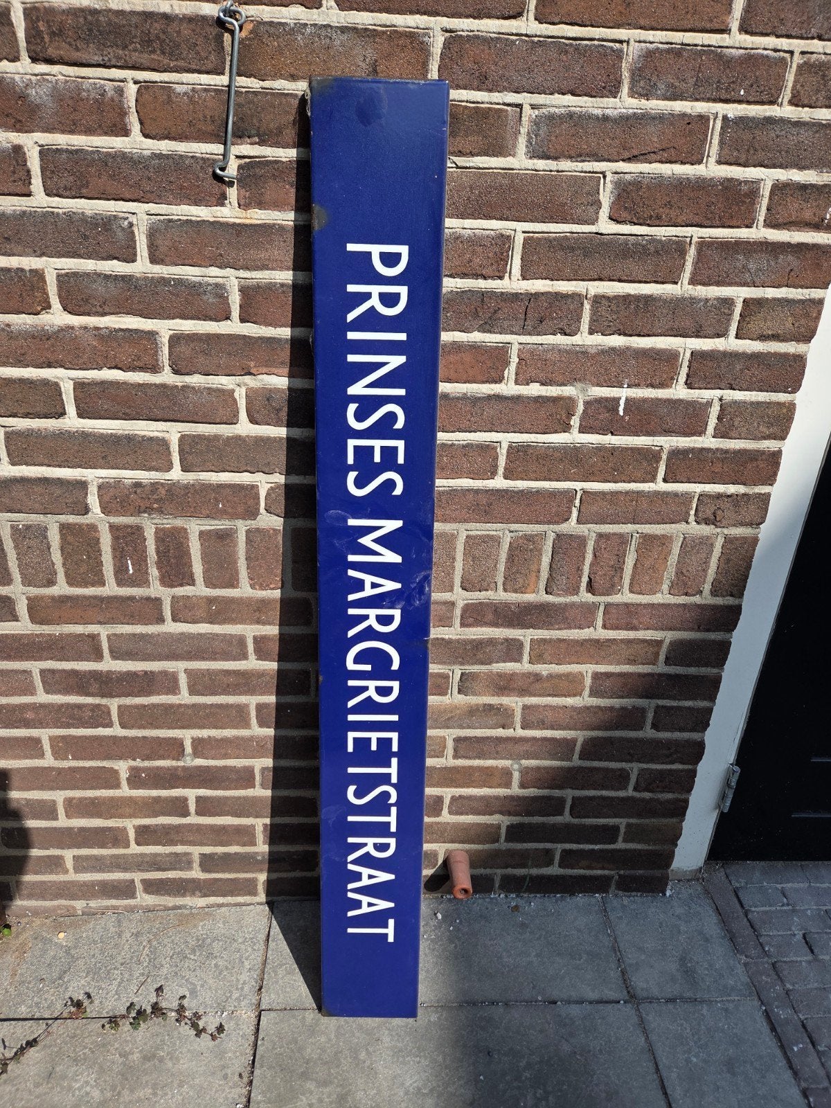 Vintage Straatnaambord "Prinses Margrietstraat", Ophalen of Verzenden