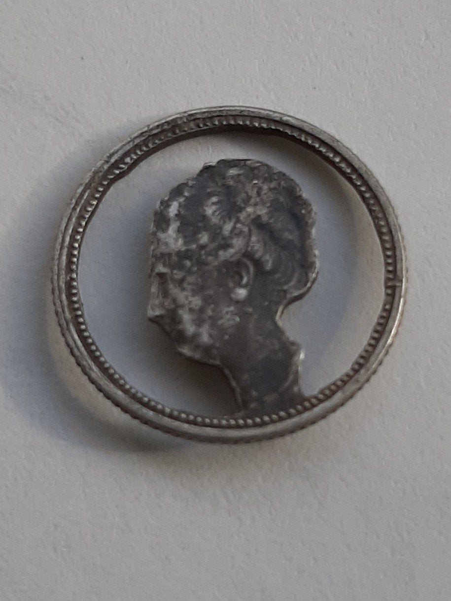 Zeldzaam open dubbeltje, Ophalen of Verzenden, Koningin Wilhelmina, 10 cent, Losse munt