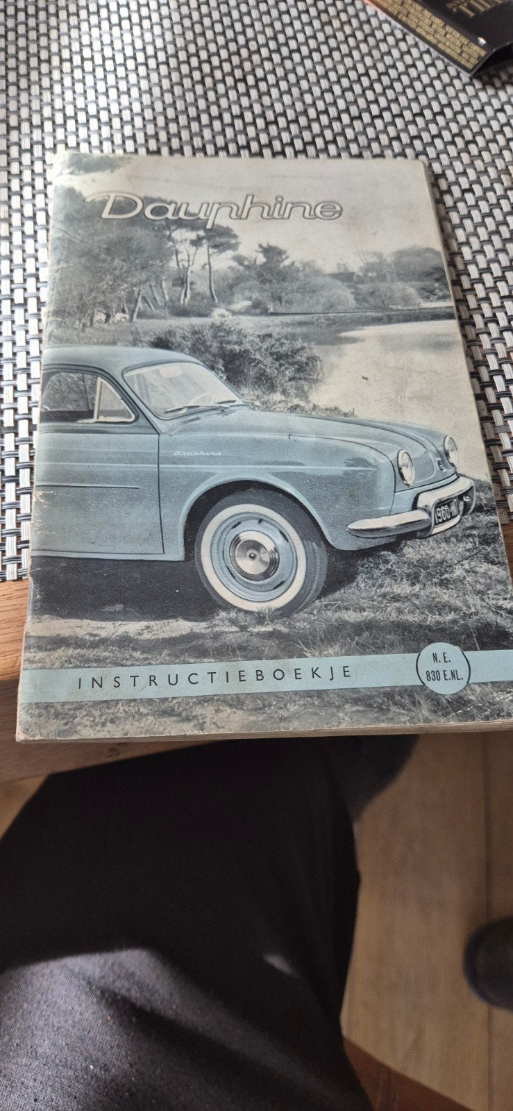 instructie boekje Renault Dauphine, Ophalen of Verzenden