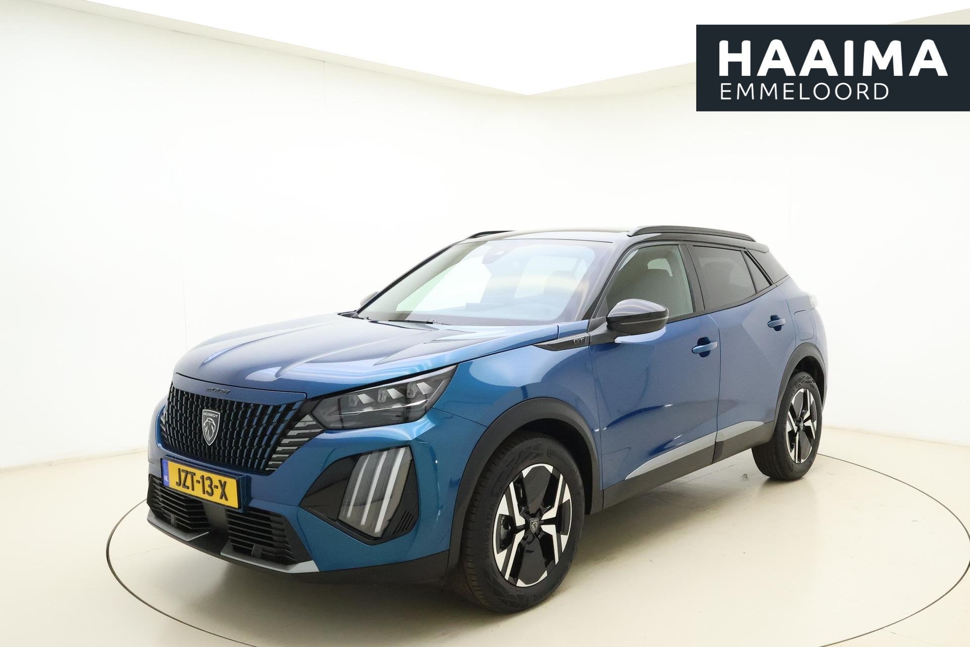 Peugeot 2008 1.2 Hybrid 145pk GT | Automaat | Climate Contro, Auto's, 1272 kg, Euro 6, 1199 cc, Blauw