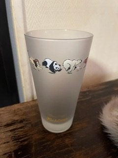 drinkglas pandadroom, Verzamelen, Ophalen of Verzenden, Zo goed als nieuw, Overige typen