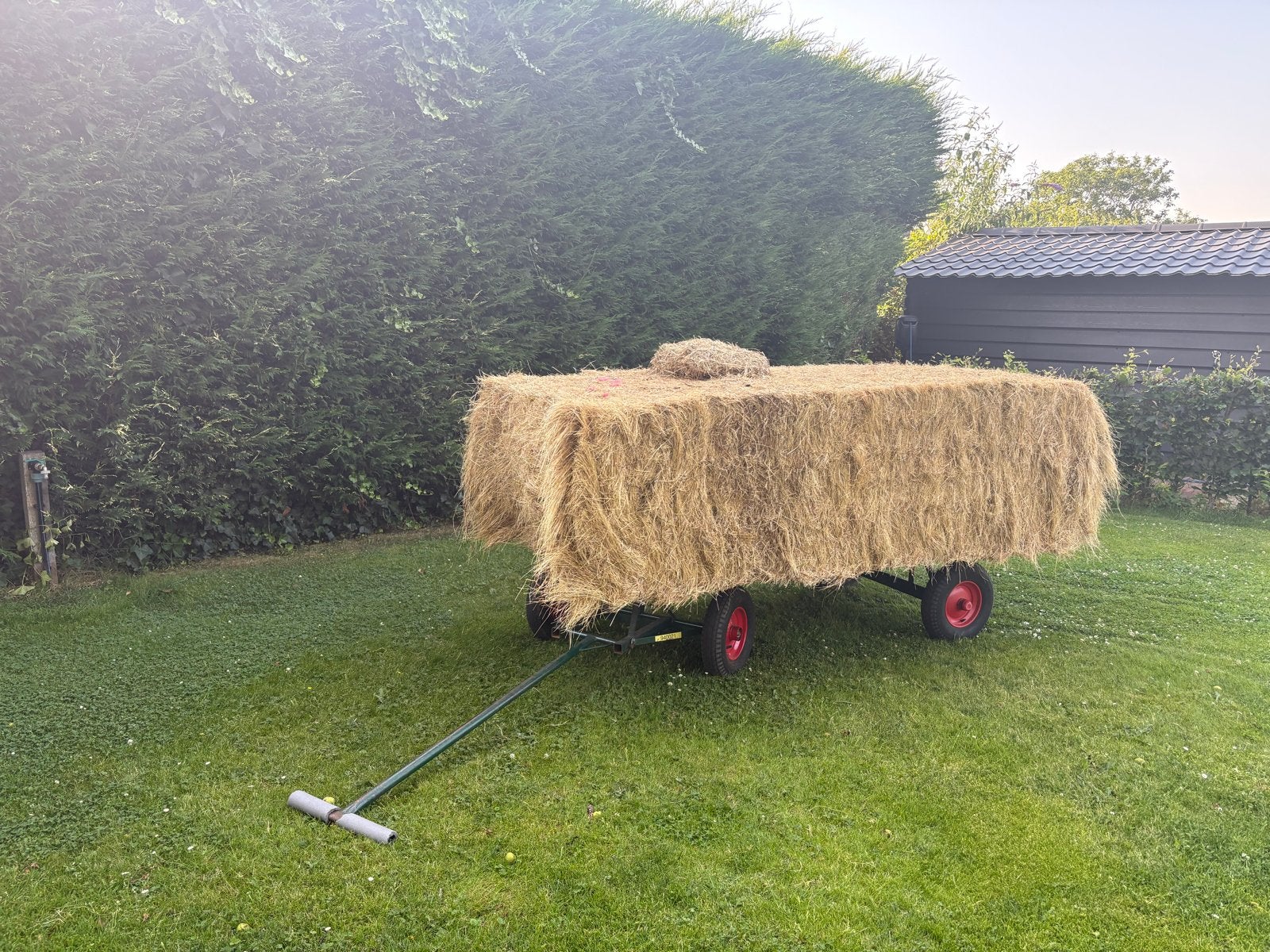 Robuuste transportkar /  strokar / hooikar, Ophalen of Verzenden, Gebruikt