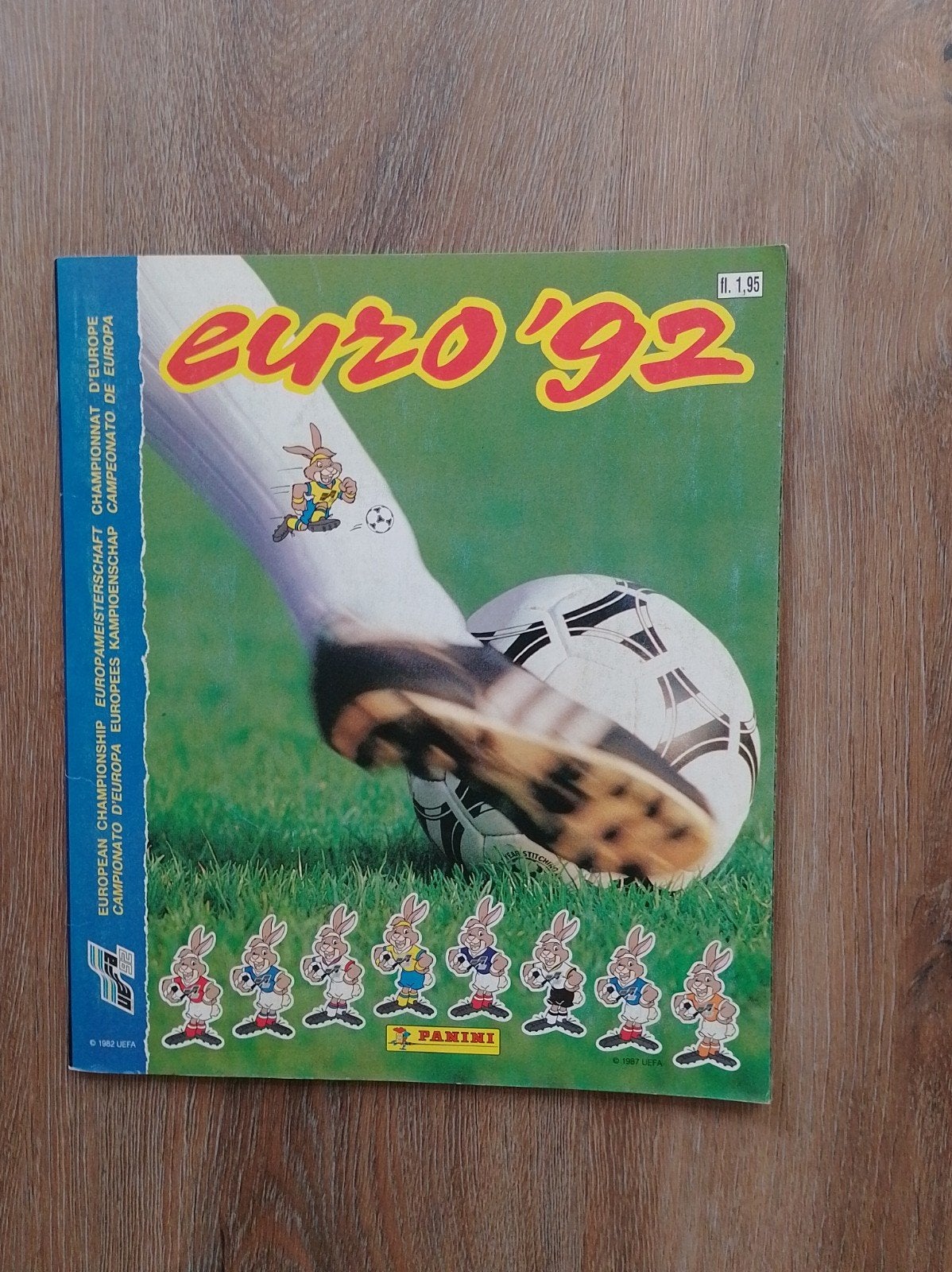 Panini Euro 92 compleet album collectors item, Ophalen, Zo goed als nieuw, Buitenlandse clubs, Poster, Plaatje of Sticker