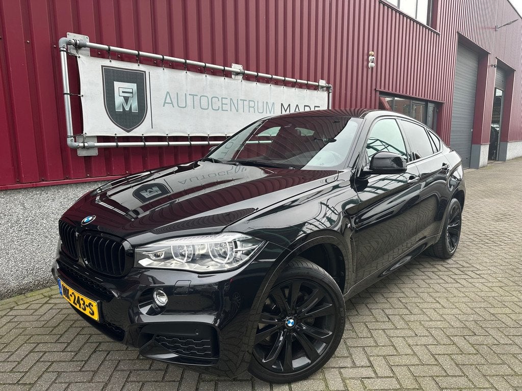 BMW X6 XDrive35i High Executive // Automaat // Clima // Navi, Auto's, BMW, Gebruikt, 4 stoelen, Zwart, Bedrijf