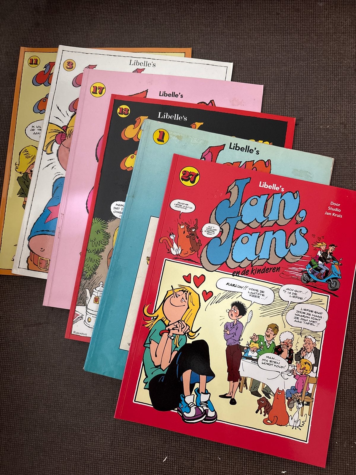 Jan, Jans en de Kinderen - Libelle's Stripboeken (6 stuks), Meerdere stripboeken, Ophalen of Verzenden, Gelezen