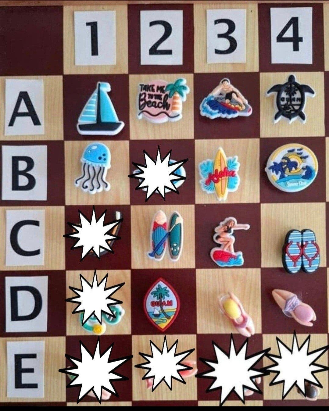 45: Surfen & Zwemmen Schoenbedels Charms voor de Crocs, Ophalen of Verzenden