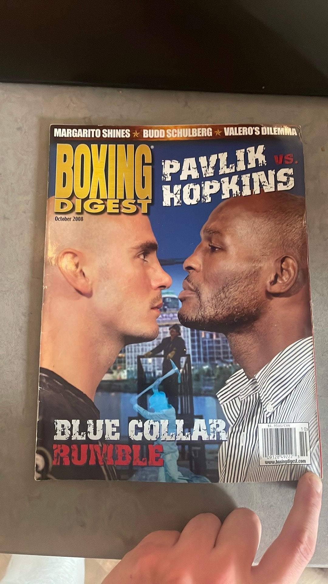 Boxing Digest Oktober 2008 - Pavlik vs Hopkins, Ophalen of Verzenden, Zo goed als nieuw, Sport en Vrije tijd