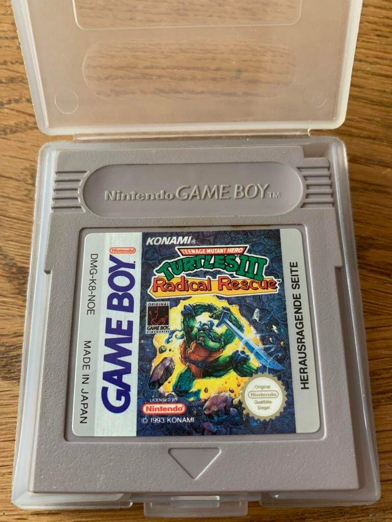 Teenage Mutant Hero Turtles III: Radical Rescue Game Boy, 1 speler, Ophalen of Verzenden, Gebruikt, Avontuur en Actie