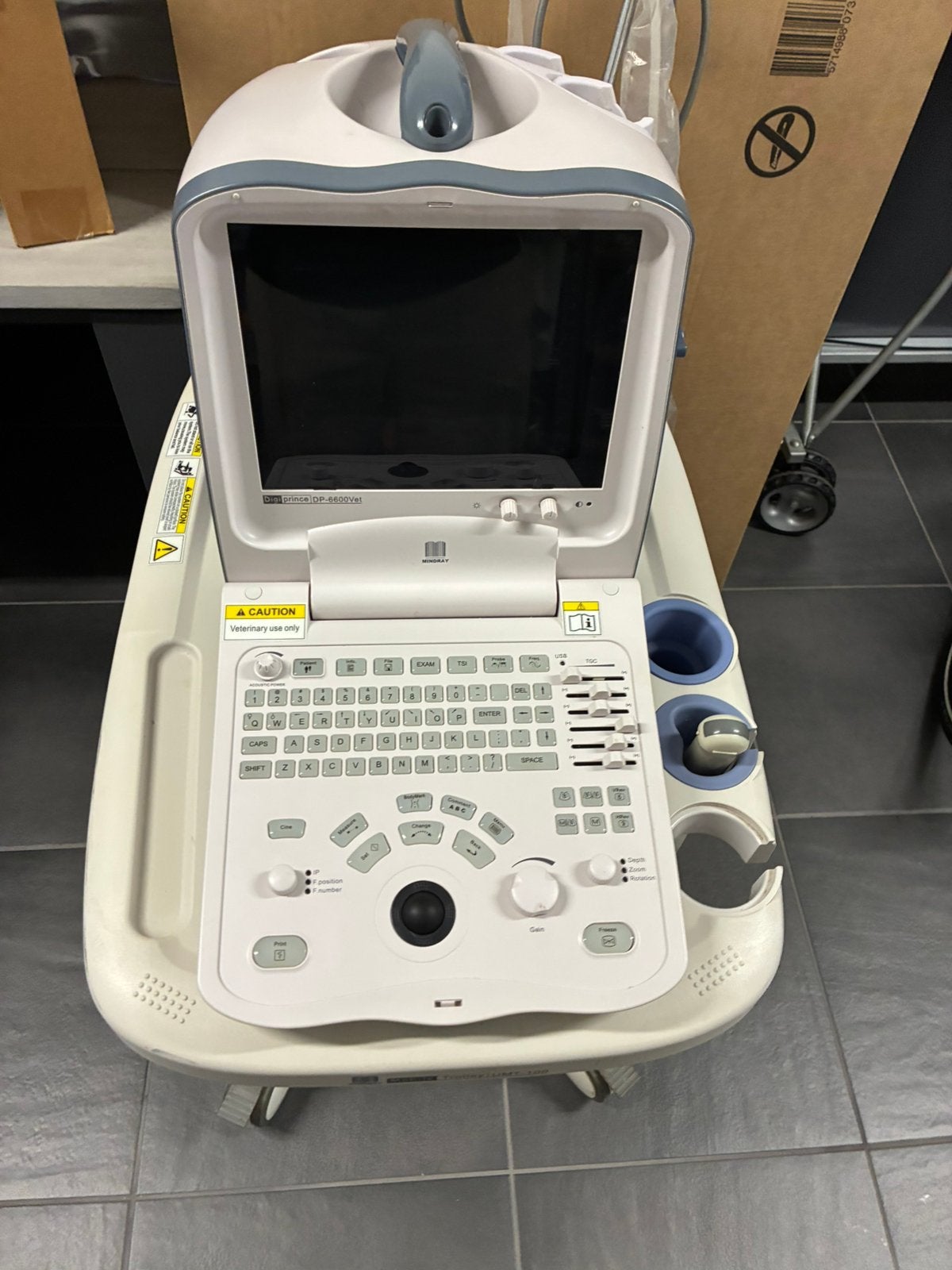 Echoapparaat Mindray DP 6600 VET met 1 sonde, Diversen, Ophalen of Verzenden, Gebruikt