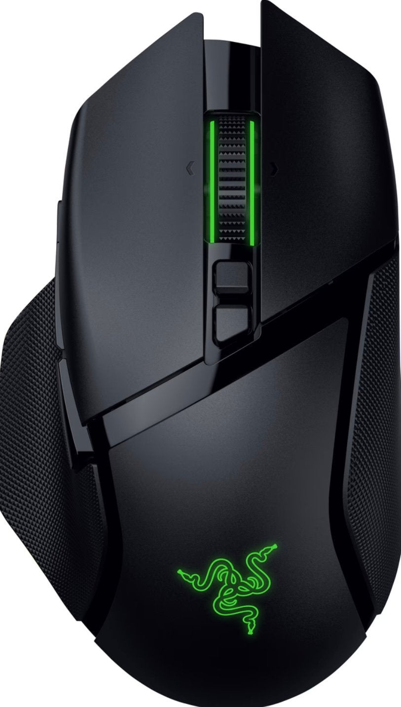 Razer Basilisk 35k pro gaming muis + oplaadmodule, Ophalen, Muis, Gebruikt, Draadloos