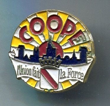 "L'Union fait la force" Eendracht maakt macht pin( BLAD8_872, Verzamelen, Verzenden, Nieuw, Merk, Speldje of Pin