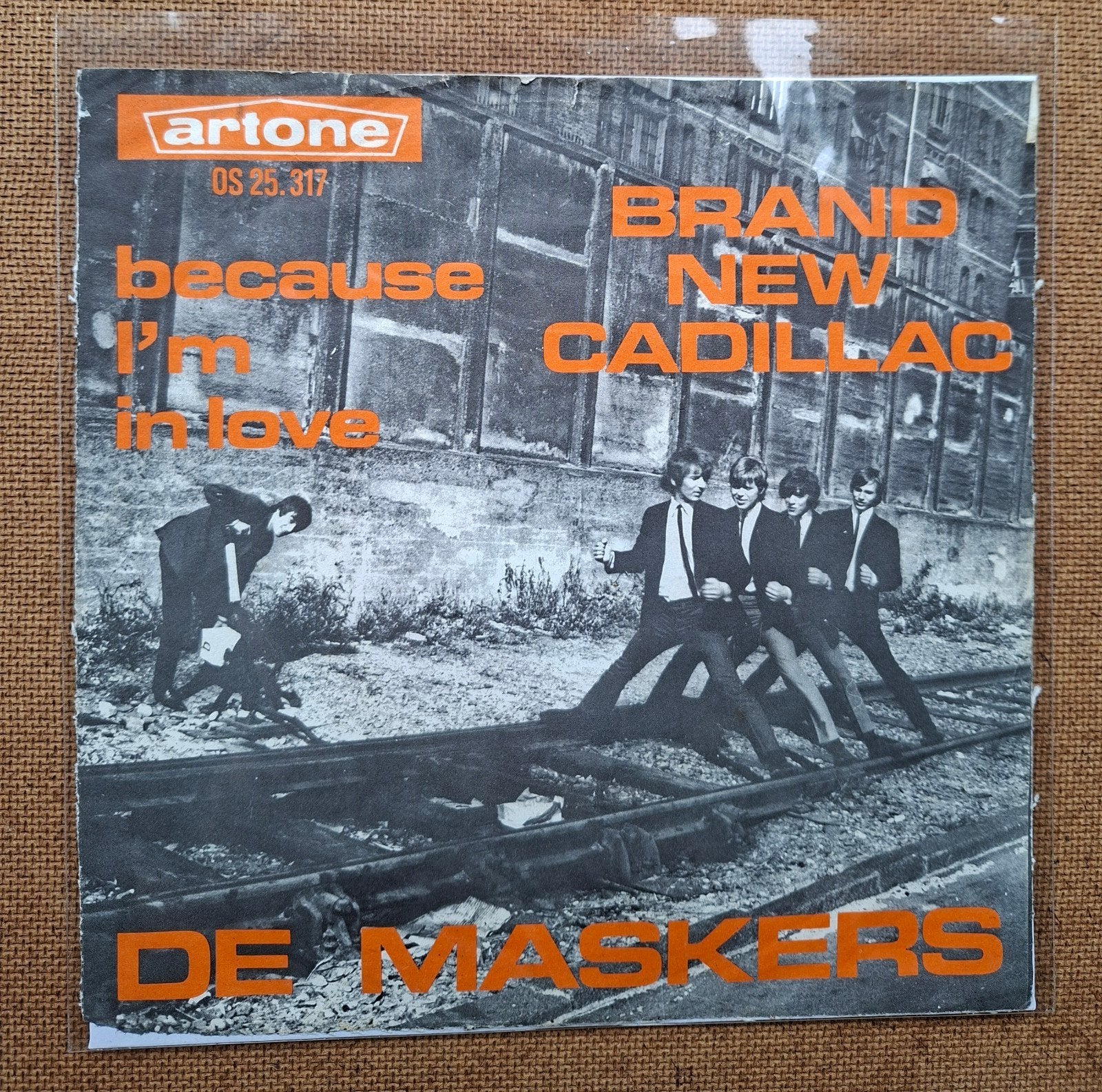 ZZ en de Maskers  - Brand new Cadillac - Single is TOP, Ophalen of Verzenden, Gebruikt, 7 inch, Pop