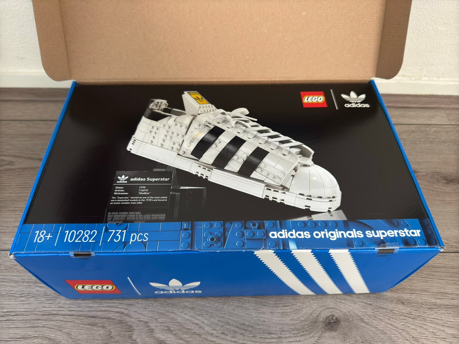 Lego 10282 adidas schoen nieuw MISB, Overige thema's, Lego, Nieuw, Ophalen of Verzenden