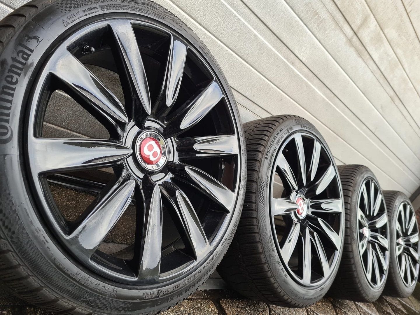 21 " Bentley Continental GT 8V GTC Flying Spur velgen banden, Gebruikt, -, 275 mm, -