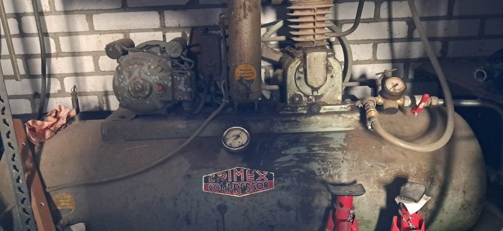 Crimex compressor, Ophalen, Gebruikt, Minder dan 200 liter/min, 6 tot 10 bar