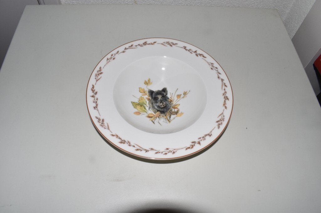 Diep bord Wild Zwijn Natuurservies Tettau, Info@detagrijn.com, Overige merken, Nieuw, Ophalen of Verzenden