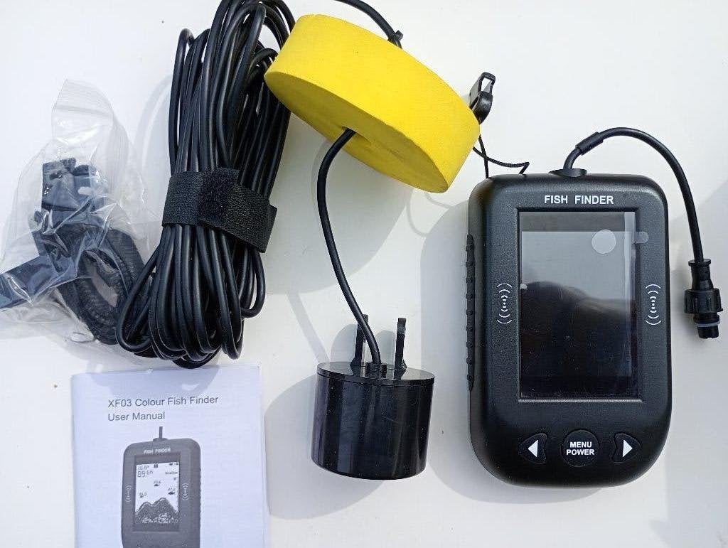 nieuwe fishfinder compleet met transducer, Ophalen of Verzenden, Nieuw, Kaartplotter of Fish Finder