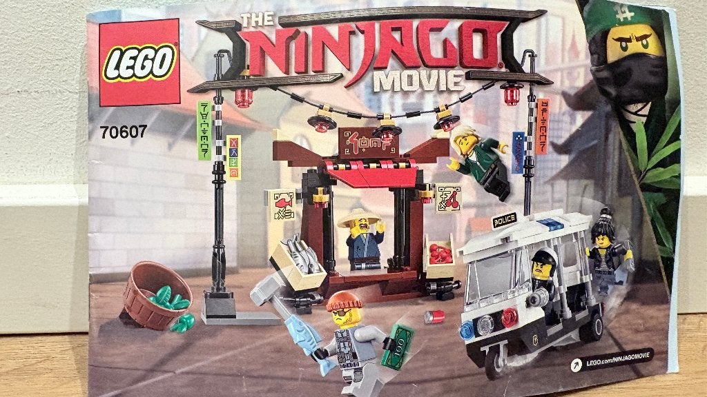 Lego Ninjago Movie 70607 - Straatscène, Lego, Ophalen of Verzenden, Zo goed als nieuw, Ninjago