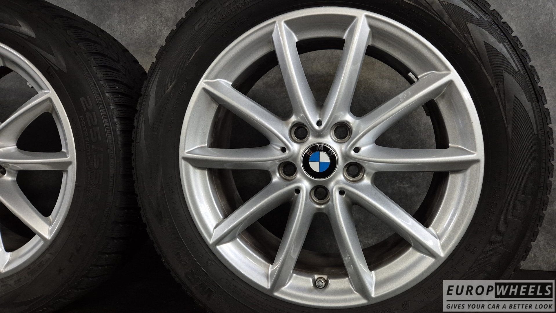 17 inch BMW Velgen Winterbanden X1 F48 X2 F39 Styling 574, Gebruikt, -, -, Banden en Velgen
