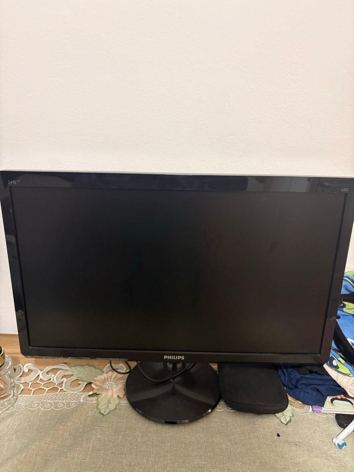 Philips 247E LED Monitor - Full HD Scherm, Ophalen, Full HD, LED, Gebruikt