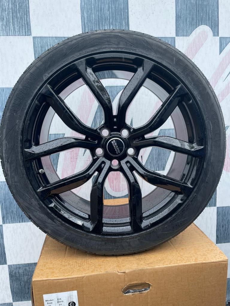 22 Inch Velgen Range rover sport 5x120 + vredestein nieuw, 275 mm, Banden en Velgen, Nieuw, Overige maten