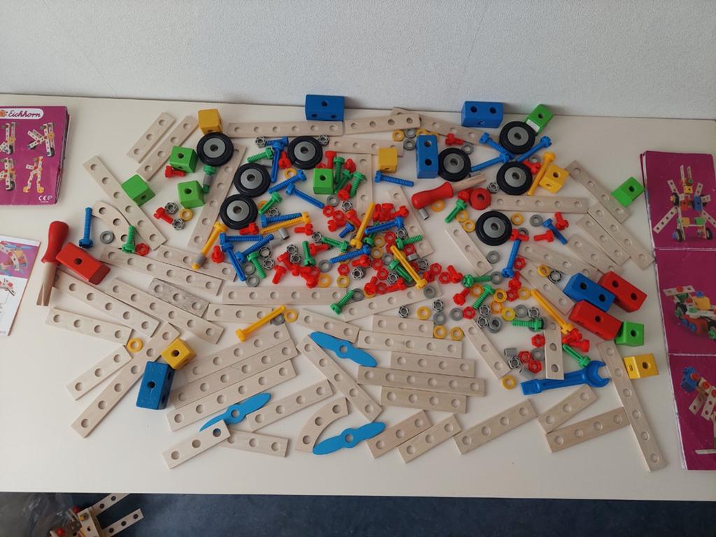 Eichhorn, houten constructieset, 275 onderdelen, Ophalen of Verzenden, Gebruikt