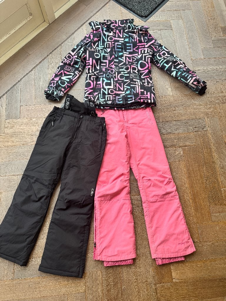 Skipak (jas en 2 broeken) 152 Meisje Northville/Protest/CMP, Ophalen of Verzenden, Gebruikt, Meisje, Sport- of Zwemkleding
