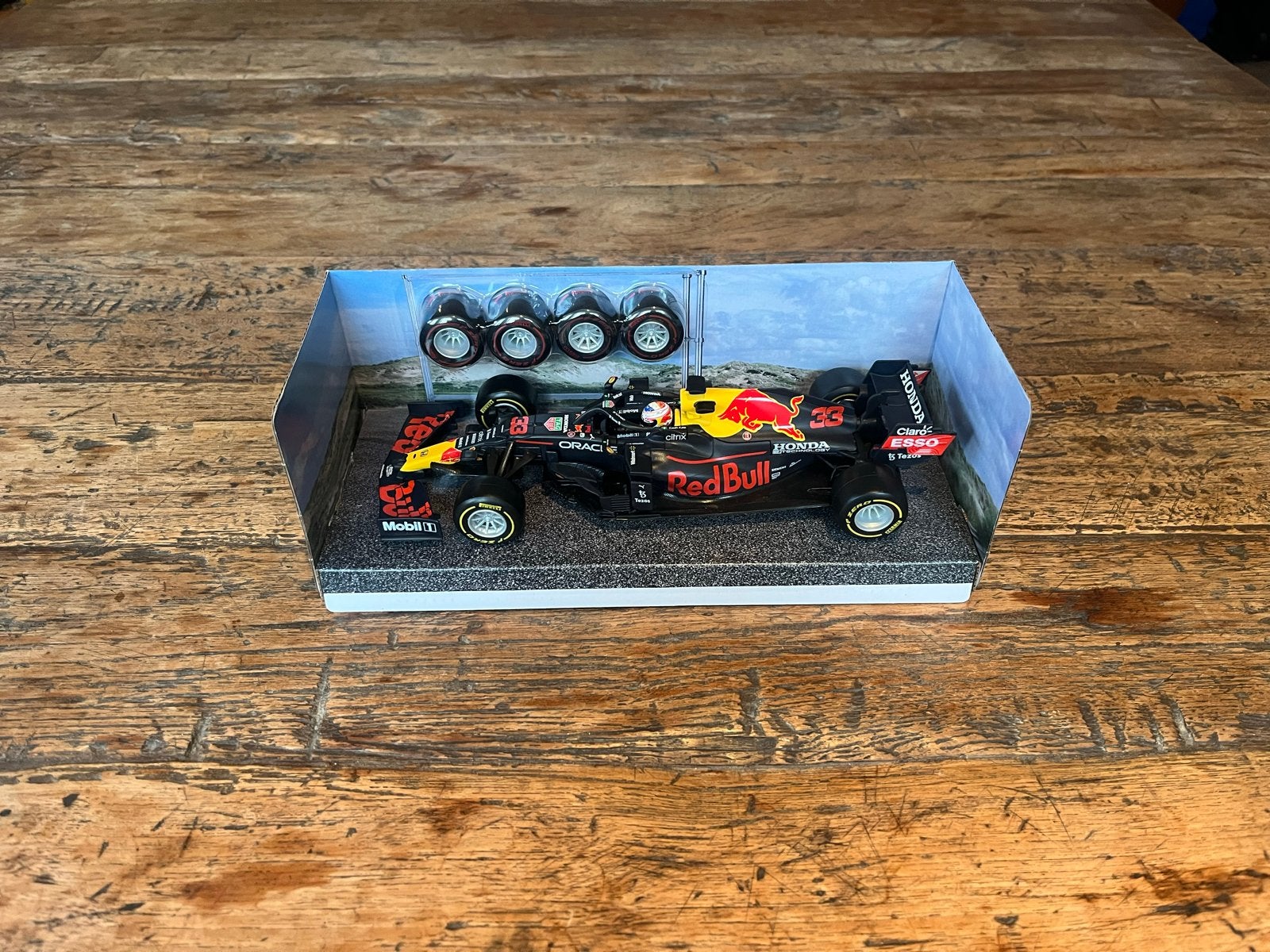 Bburago Red Bull Racing F1 Max Verstappen 2021 Jumbo, Ophalen of Verzenden, Nieuw, Auto, Bburago