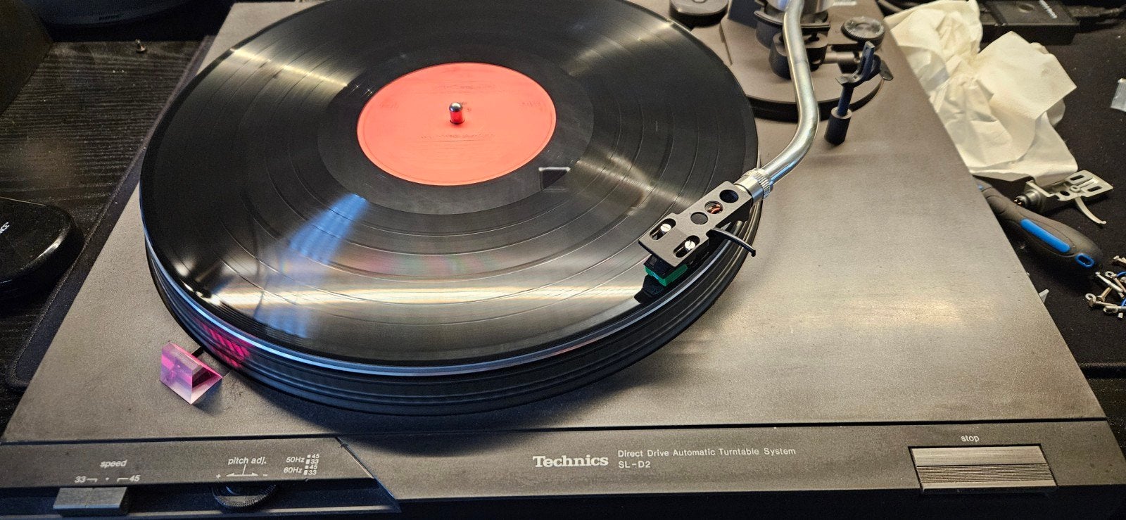 Technics SL D2, Ophalen, Platenspeler, Technics
