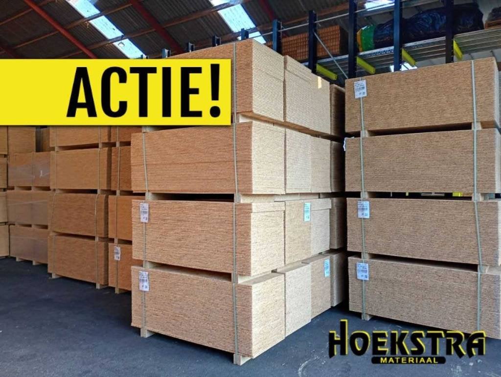 Hoekstra's Pakketactie OSB 15x625x1680 | 94 stuks | €650,00!, Ophalen, Nieuw, Hout, Minder dan 20 mm