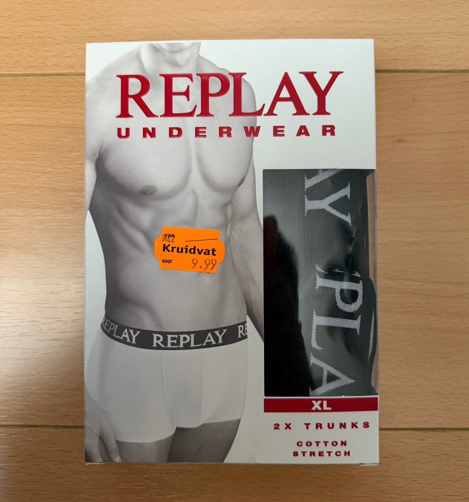 Replay boxershorts (XXL) (2x) (nieuw in verpakking), Ophalen of Verzenden, Zwart, Boxer