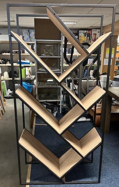 Urban Living Dock design boekenkast 4 niveaus, Nieuw, Metaal, 150 tot 200 cm, 25 tot 50 cm