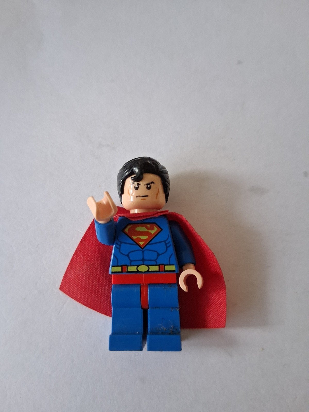 Lego Superman Minifiguur met rode cape, Ophalen of Verzenden, Gebruikt, Overige merken