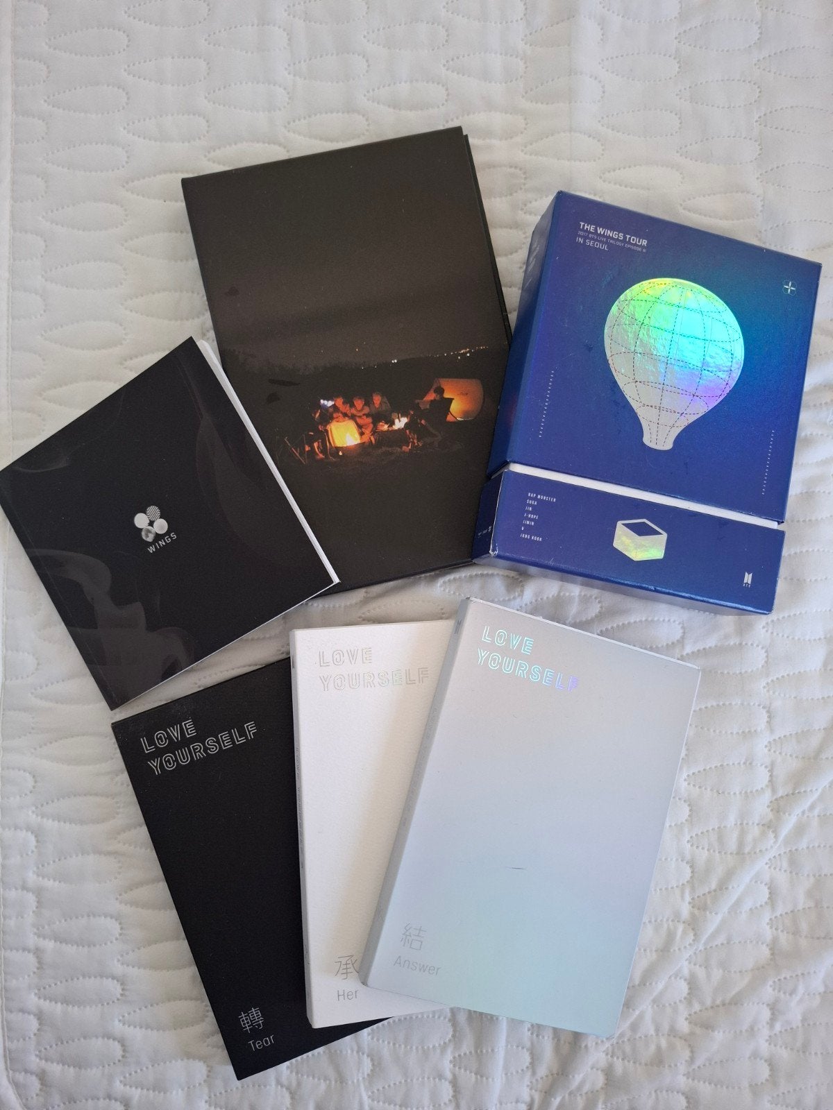 BTS Album, DVD Boxset - Love Yourself & Wings, Gebruikt, K-pop, Ophalen of Verzenden, Inclusief doosje