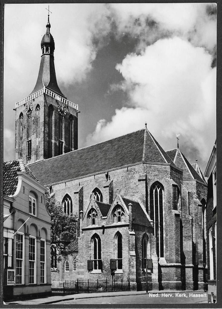 323 Hasselt, Ned.Herv.Kerk, Ophalen of Verzenden, 1920 tot 1940, Ongelopen, Noord-Brabant