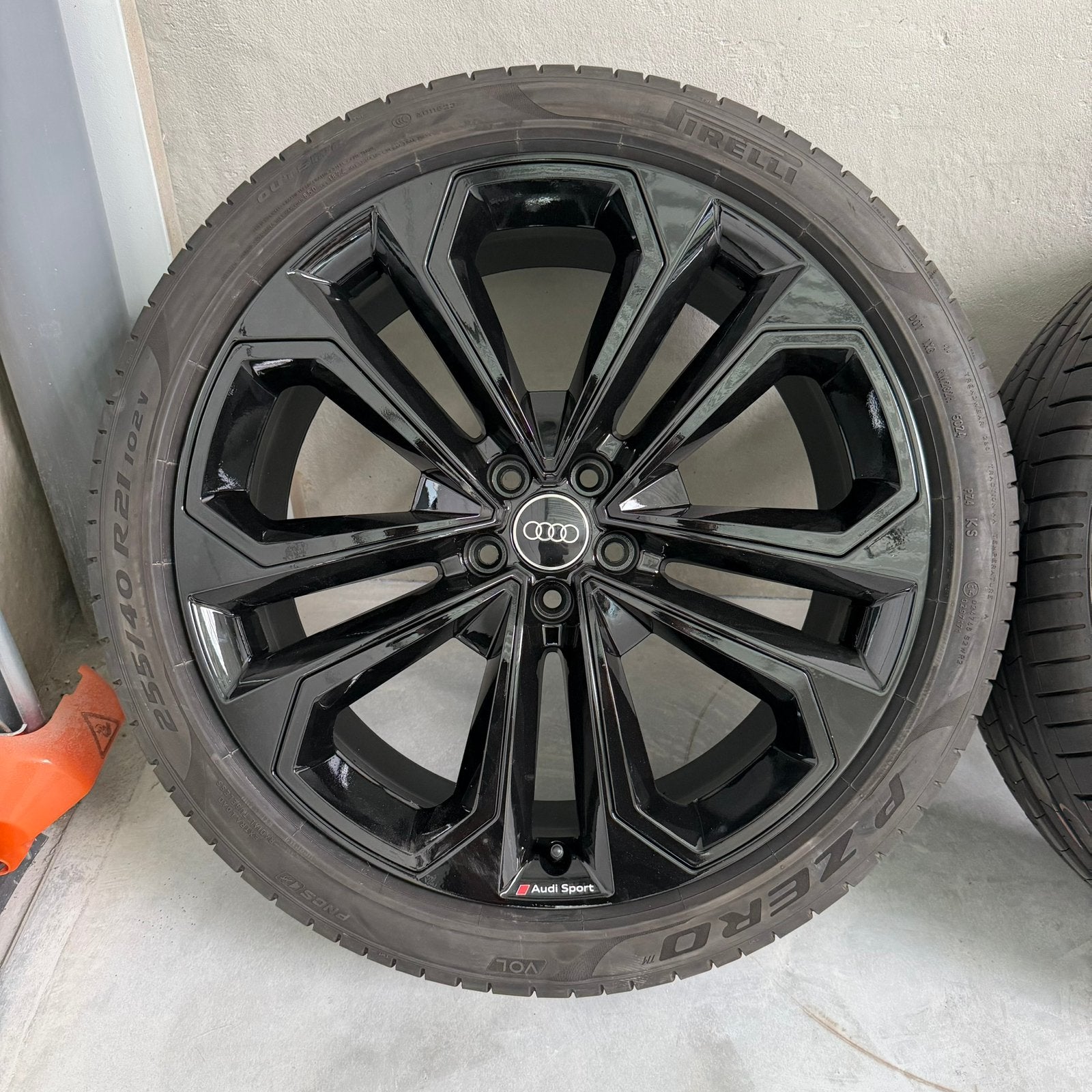 ☀️21 inch Origineel Audi Q5 SQ5 velgen met zomerbanden, Gebruikt, 255 mm, Banden en Velgen, Personenwagen