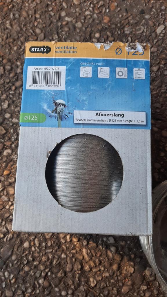 Flexibele afvoerbuizen 125mm en 150mm - Nieuw, Ophalen of Verzenden
