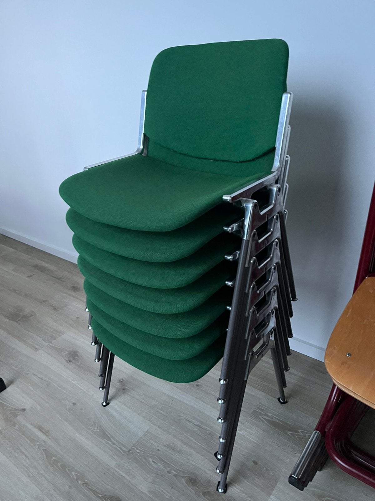 10x Castelli stapelbare, Huis en Inrichting, Overige kleuren, Ophalen of Verzenden, Zo goed als nieuw, Metaal