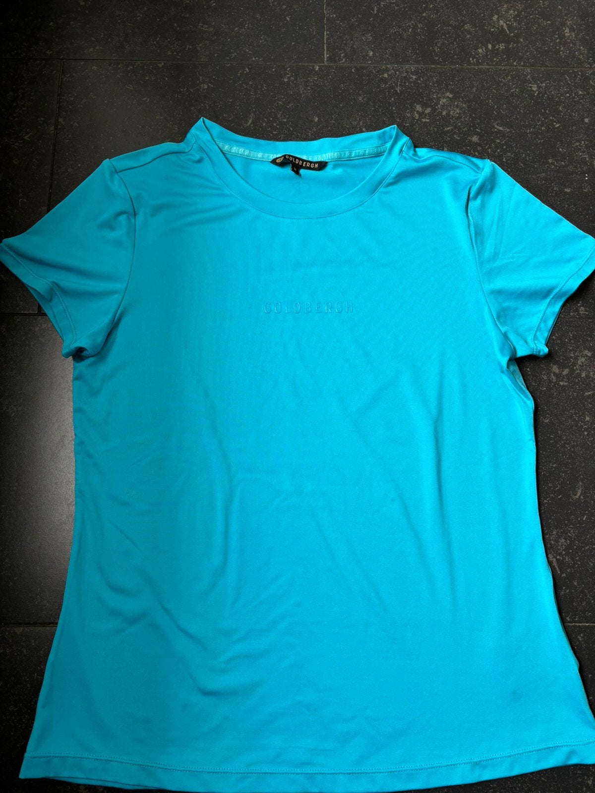 Goldbergh sport shirt, maat M, Verzenden, Zo goed als nieuw, Maat 38/40 (M), Blauw