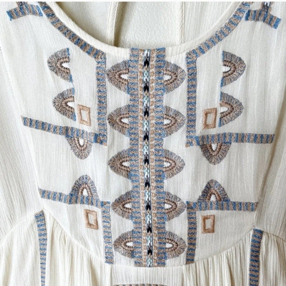 Free People Desert Winds Maxi Dress boho summer gypsy mt.S, Kleding | Dames, Overige kleuren, Verzenden, Free People, Zo goed als nieuw