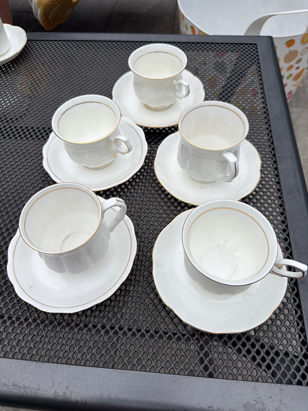 Cambridge Garden Collection Fine Bone China Kopjes, Ophalen