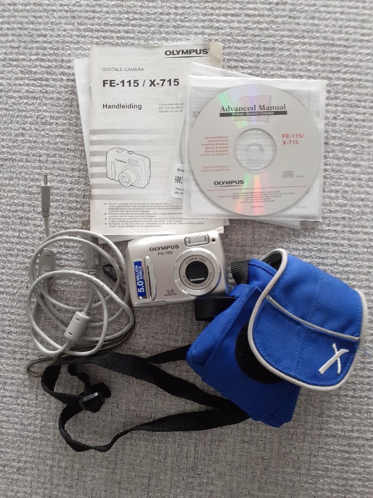 Olympus FE-115, Gebruikt, Cameratas, Ophalen of Verzenden, Olympus