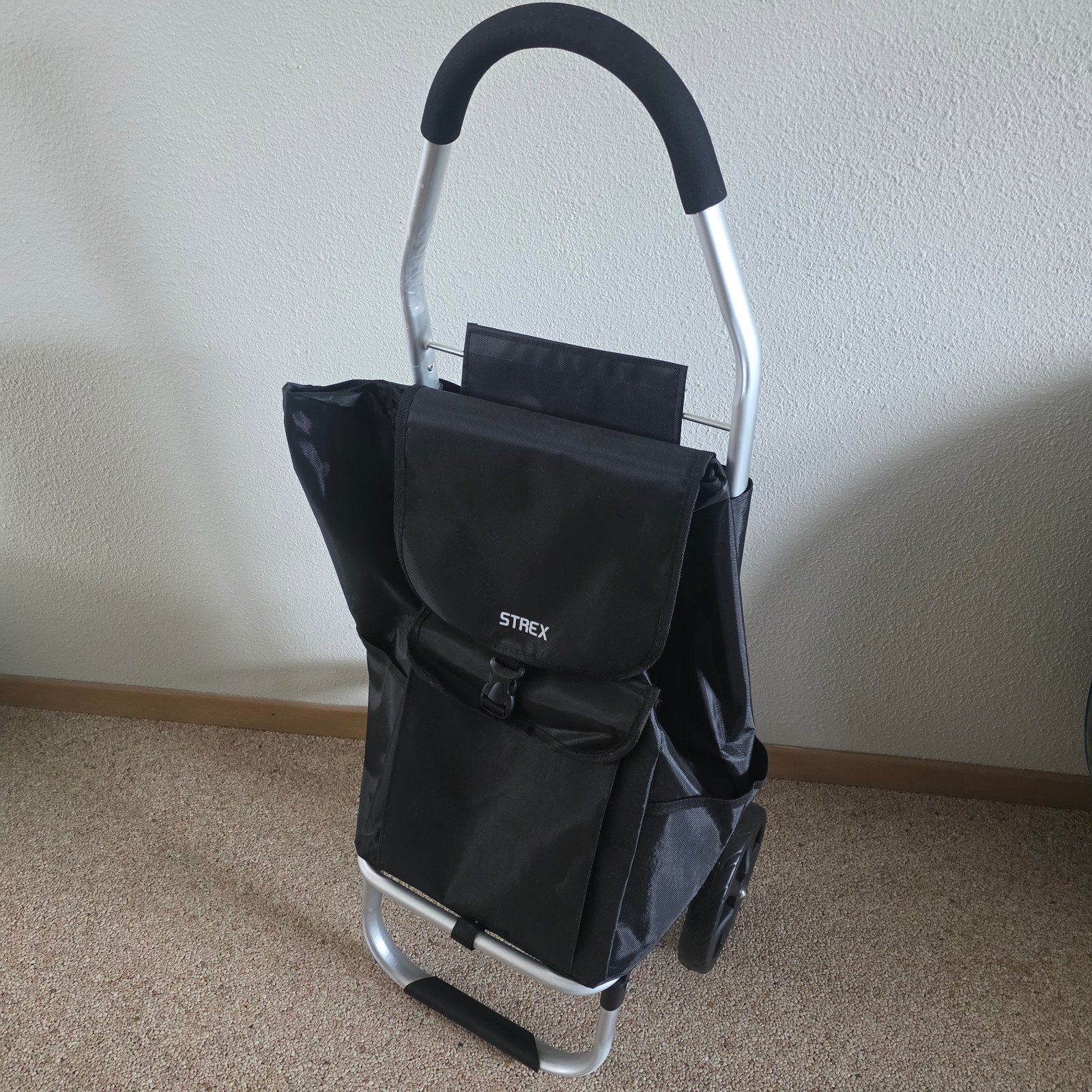 Nieuwe Strex Opvouwbare Boodschappen Trolley, Ophalen, Opvouwbaar, Nieuw