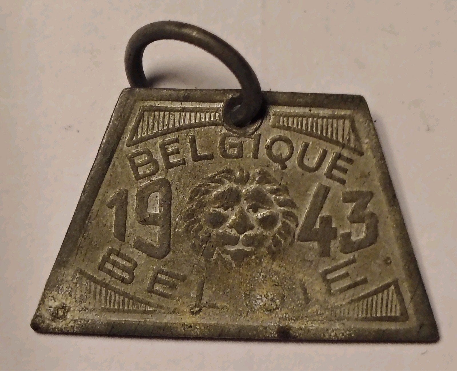België 1943 Hondenpenning, Ophalen of Verzenden, Overige materialen