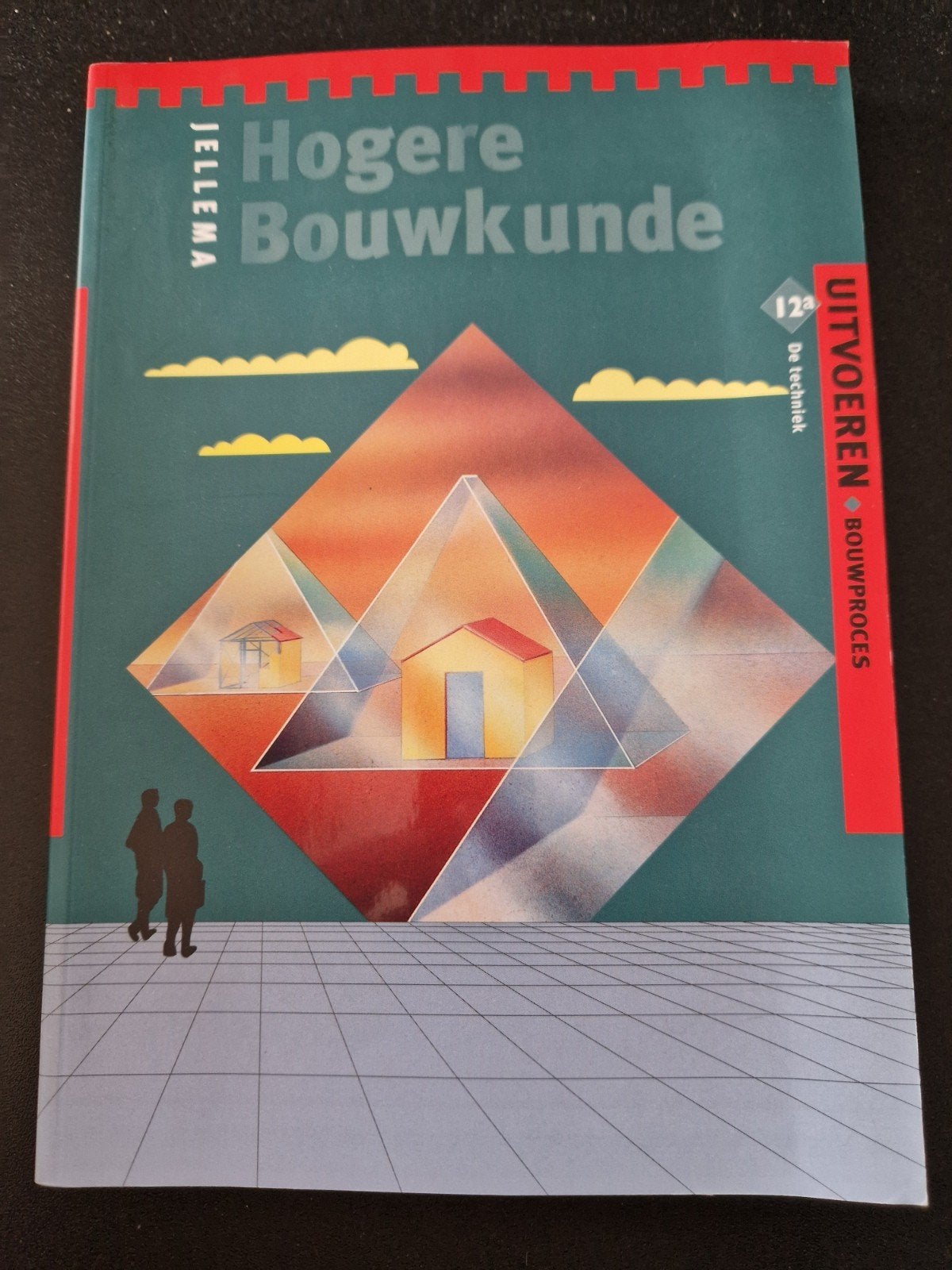 Hogere Bouwkunde - Uitvoeren Bouwproces (Jellema), Boeken, Jellema, Zo goed als nieuw, Beta, HBO