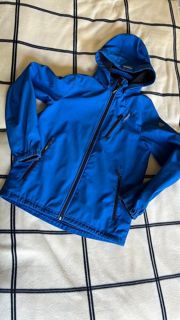 Icepeak softshell jasje blauw 164, Ophalen of Verzenden, Zo goed als nieuw, Meisje, Jas