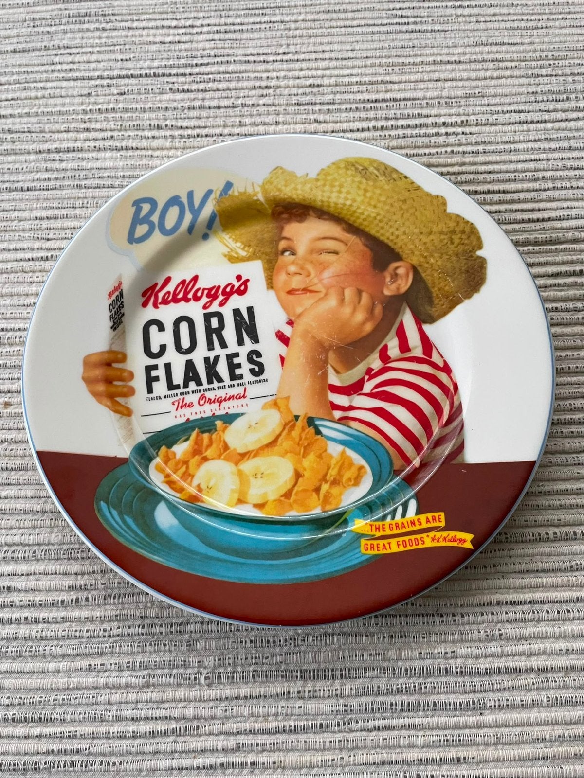6 Kellogg’s borden, Ophalen, Gebruikt, Vintage, Bord(en)
