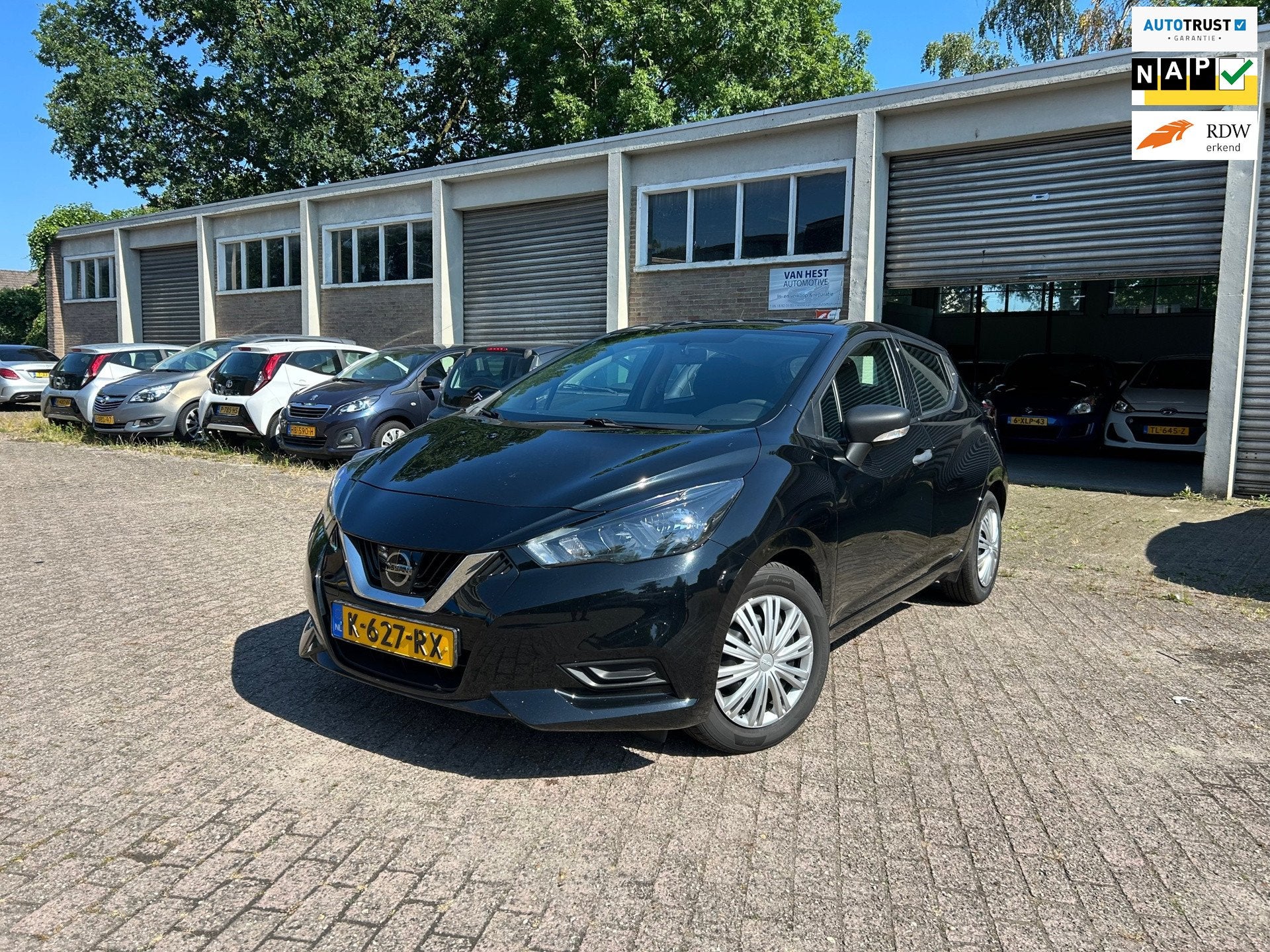 Nissan Micra 1.0 IG-T Airco/ Stoel verwarming/ NAP! 1e Eige., Auto's, Voorwielaandrijving, Dealer onderhouden, Euro 6, Zwart